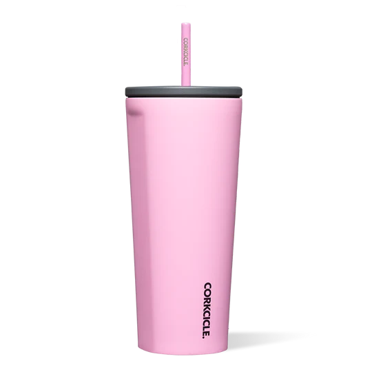 Sun Soaked Pink Cold Cup 24oz | Corkcicle | Luby
