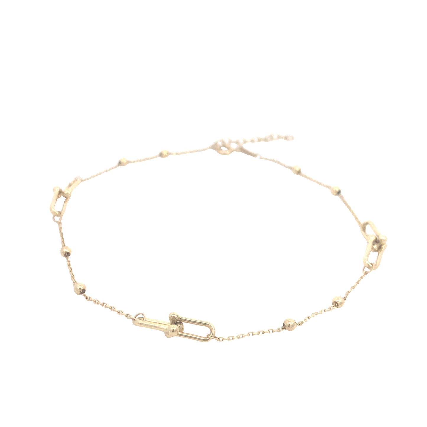 14K Gold Double Link Bracelet | Luby Gold Collection | Luby