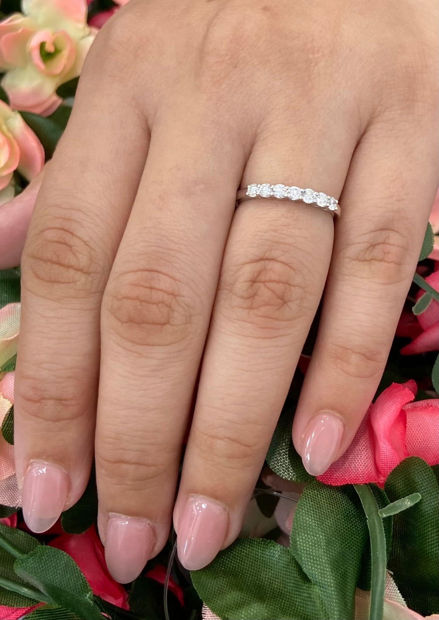 Smiling Rocks Lab Grown Diamond seven-stone Band (0.50ct) | Smiling Rocks | Luby