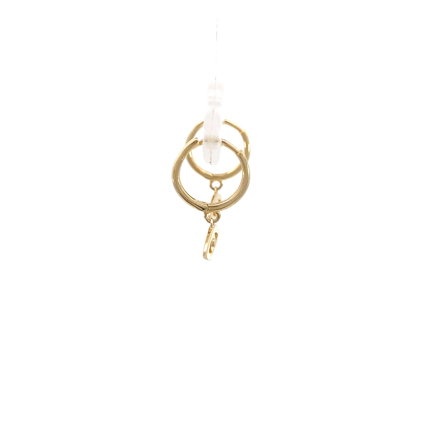 14K Gold Evil Eye Hoops Earrings | Luby Gold Collection | Luby