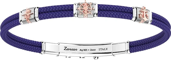 Zancan Bracelet in Kevlar with Nautical Elements | Zancan | Luby