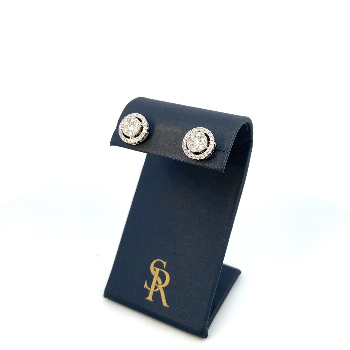 Smiling Rocks Lab Grown Diamond 68 Stone Earrings (0.80ct) | Smiling Rocks | Luby