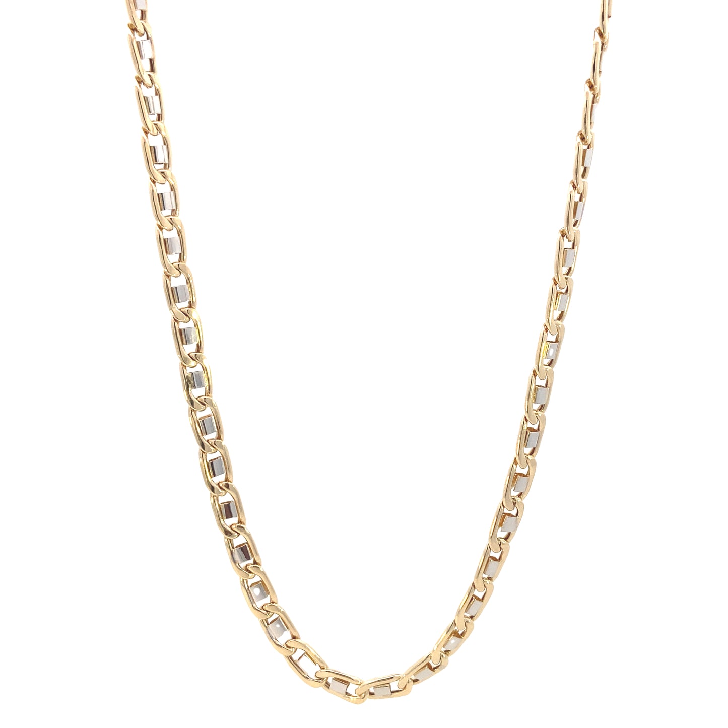 14K Gold 2-T Mariner Mesh Chain | Luby Gold Collection | Luby