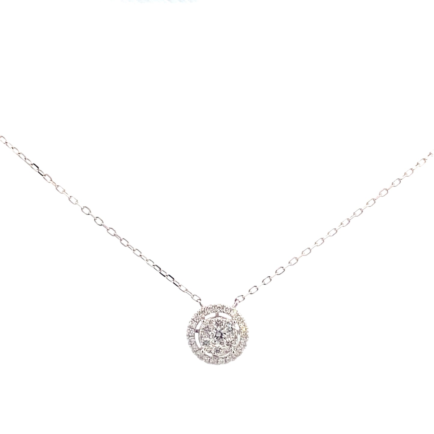 Smiling Rocks Lab Grown Diamond 34 Stone Necklace (0.40ct) | Smiling Rocks | Luby