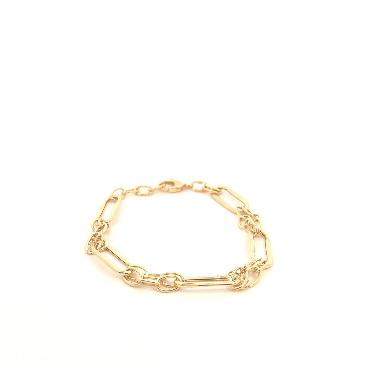 14K Gold Polished Fancy Link Bracelet | Luby Gold Collection | Luby 
