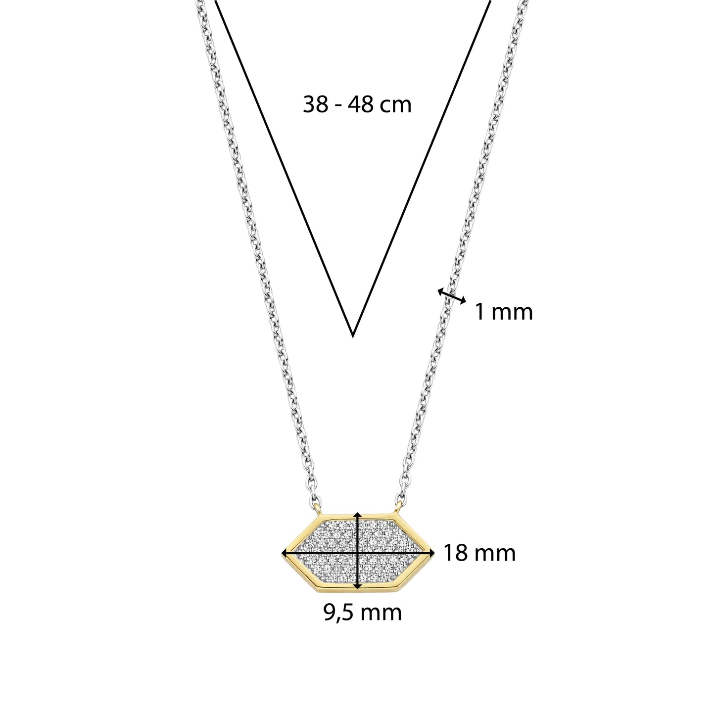 TI SENTO Necklace 34040ZY | Ti Sento Milano | Luby