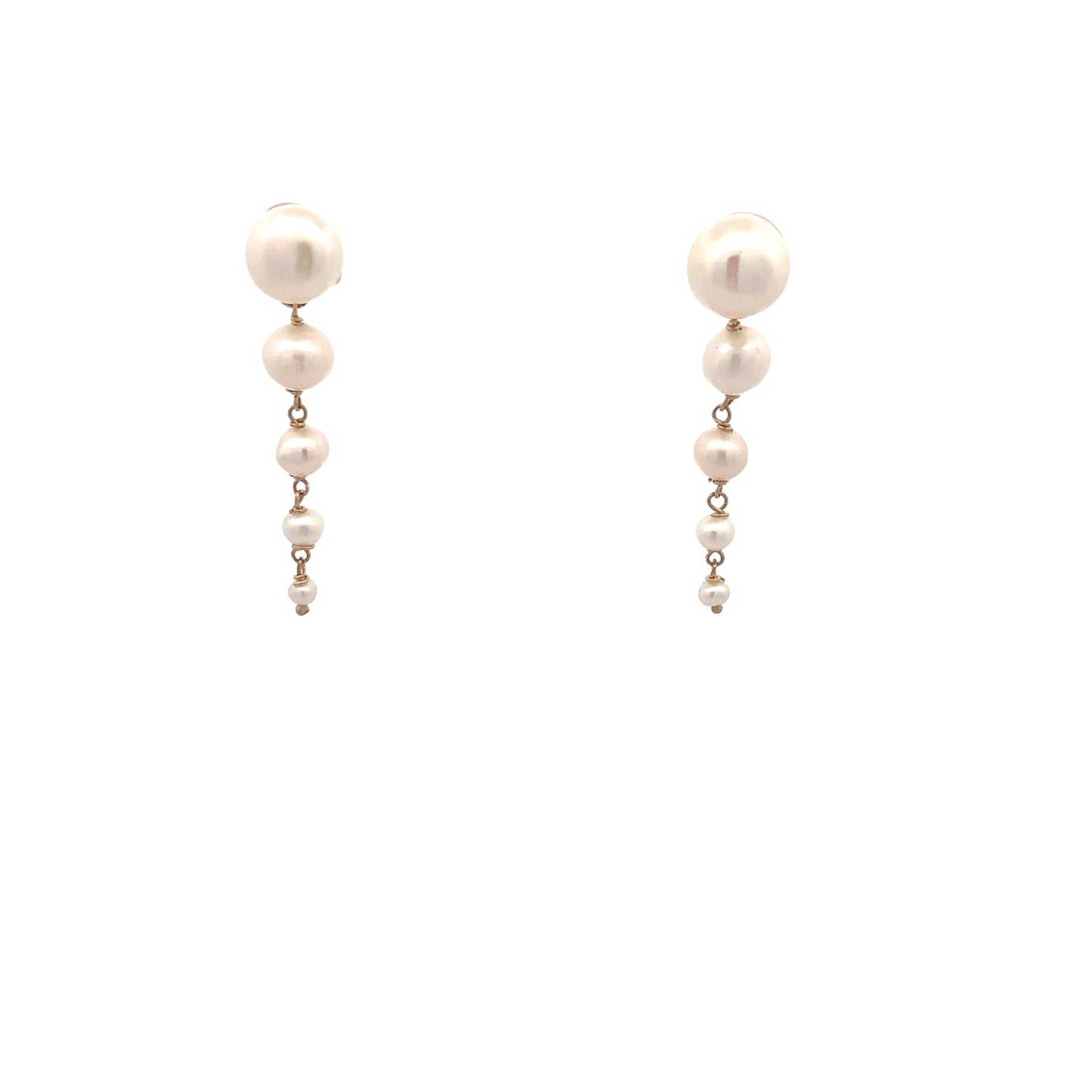 18K Gold Pearls Earrings | Rajola Italy | Luby