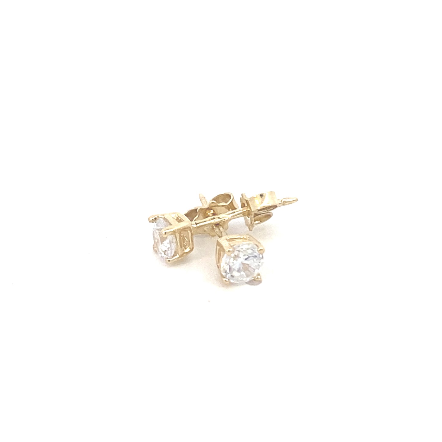 14K Gold Stud Cz | Luby Gold Collection | Luby