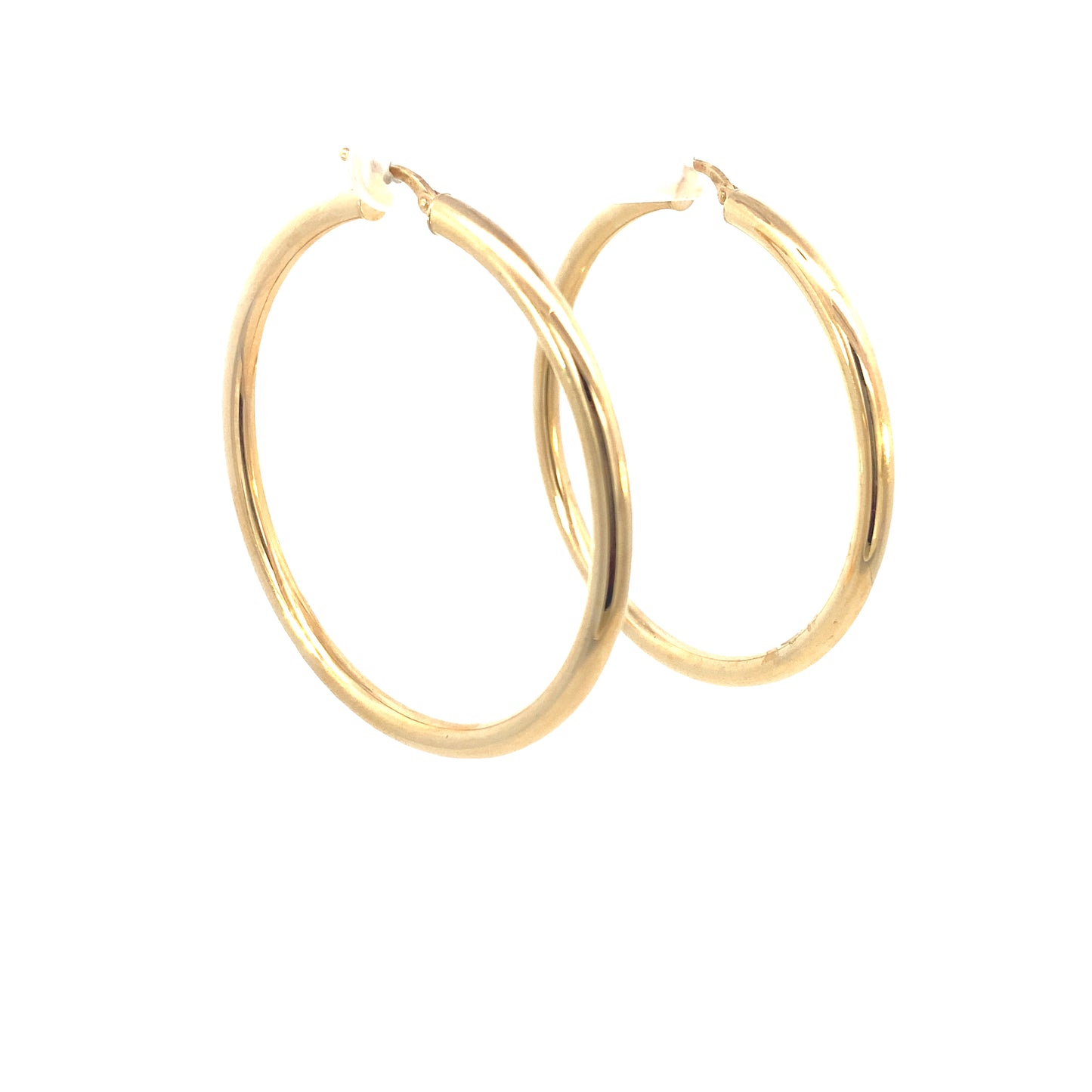 14K Gold Big Bold Hoops Earrings | Luby Gold Collection | Luby