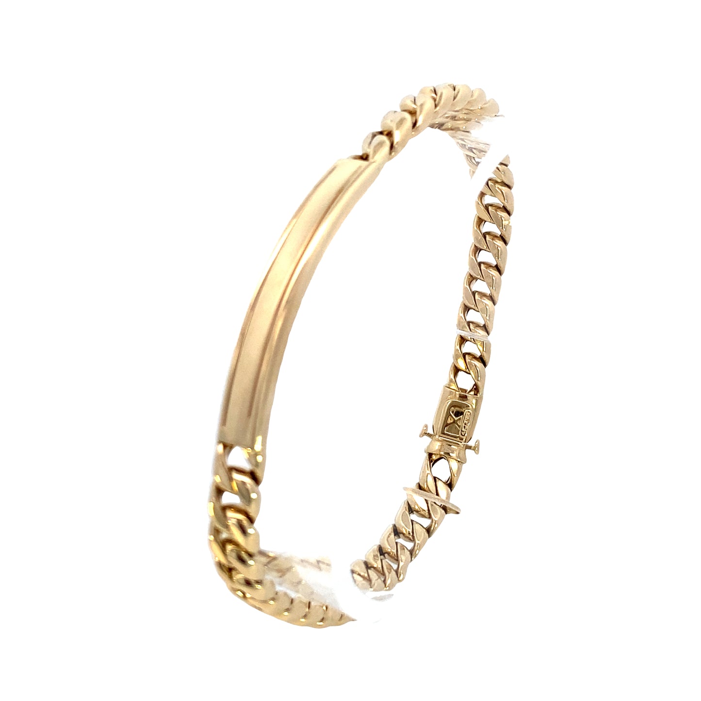 14K Gold ID Cuban Bracelet | Luby Gold Collection | Luby
