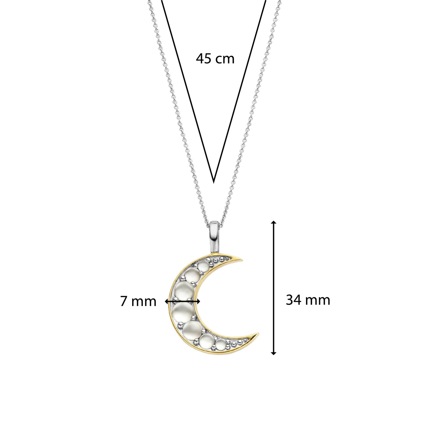 Moon Necklace | Ti Sento Milano | Luby