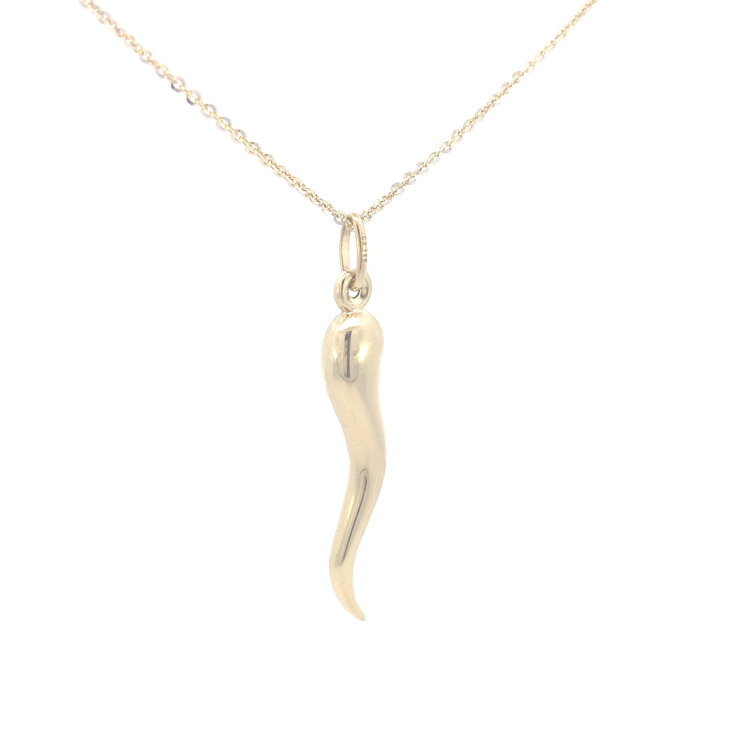 14K Gold Horn Pendant | Luby Gold Collection | Luby