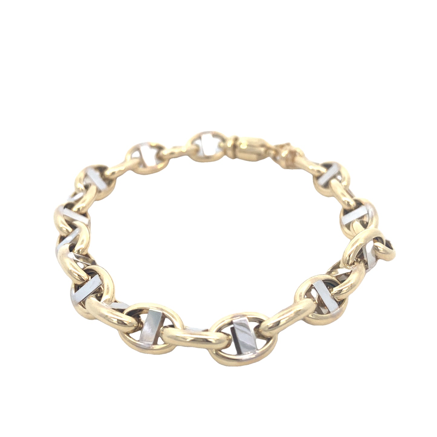 14K Gold 2T Mariner Bracelet | Luby Gold Collection | Luby