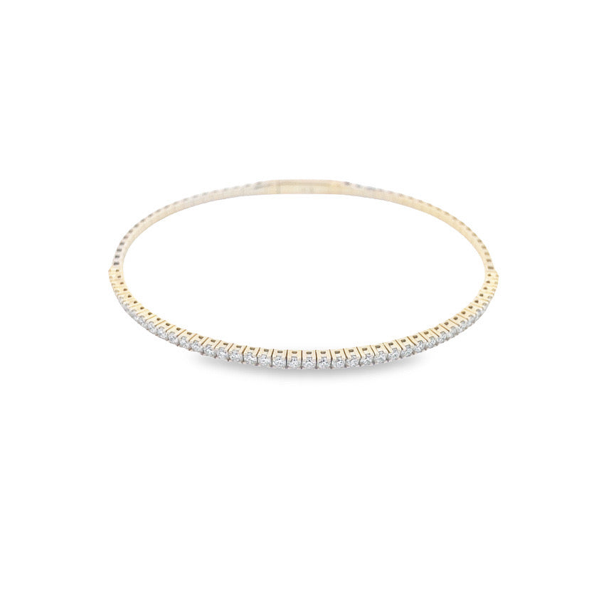 Smiling Rocks Lab Grown Diamond 58 Stone Bangle (1.00ct) | Smiling Rocks | Luby