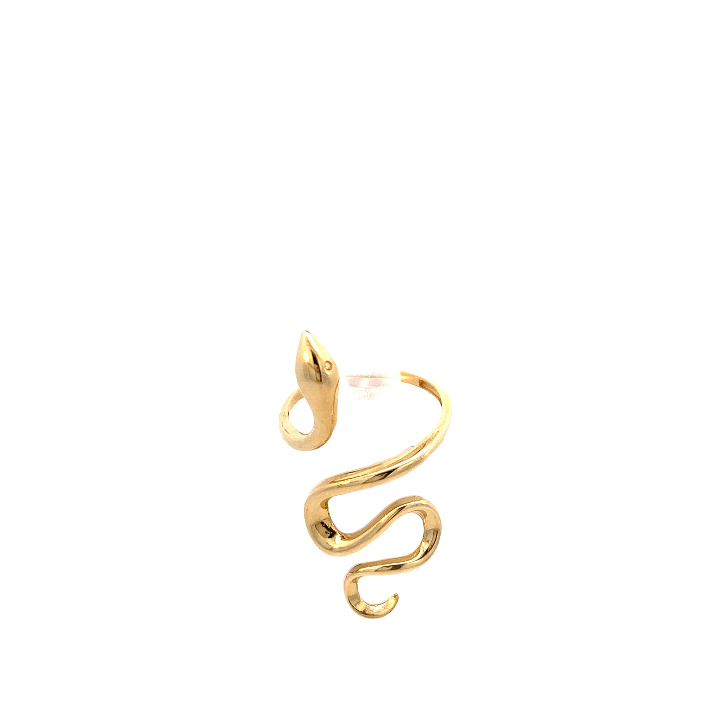 14K Gold Snake Shape Ring | Luby Gold Collection | Luby