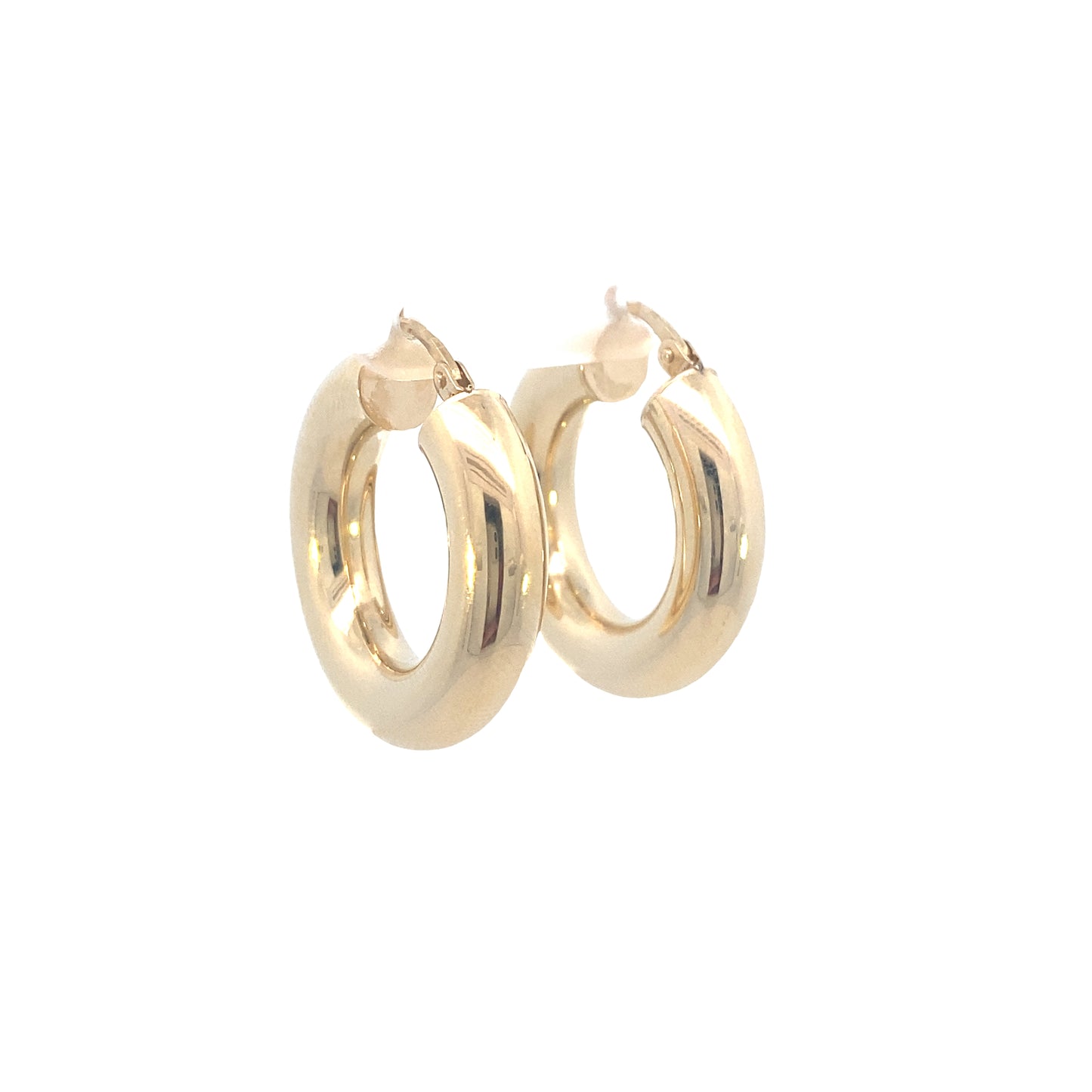14K Gold Bold Hoops | Luby Gold Collection | Luby