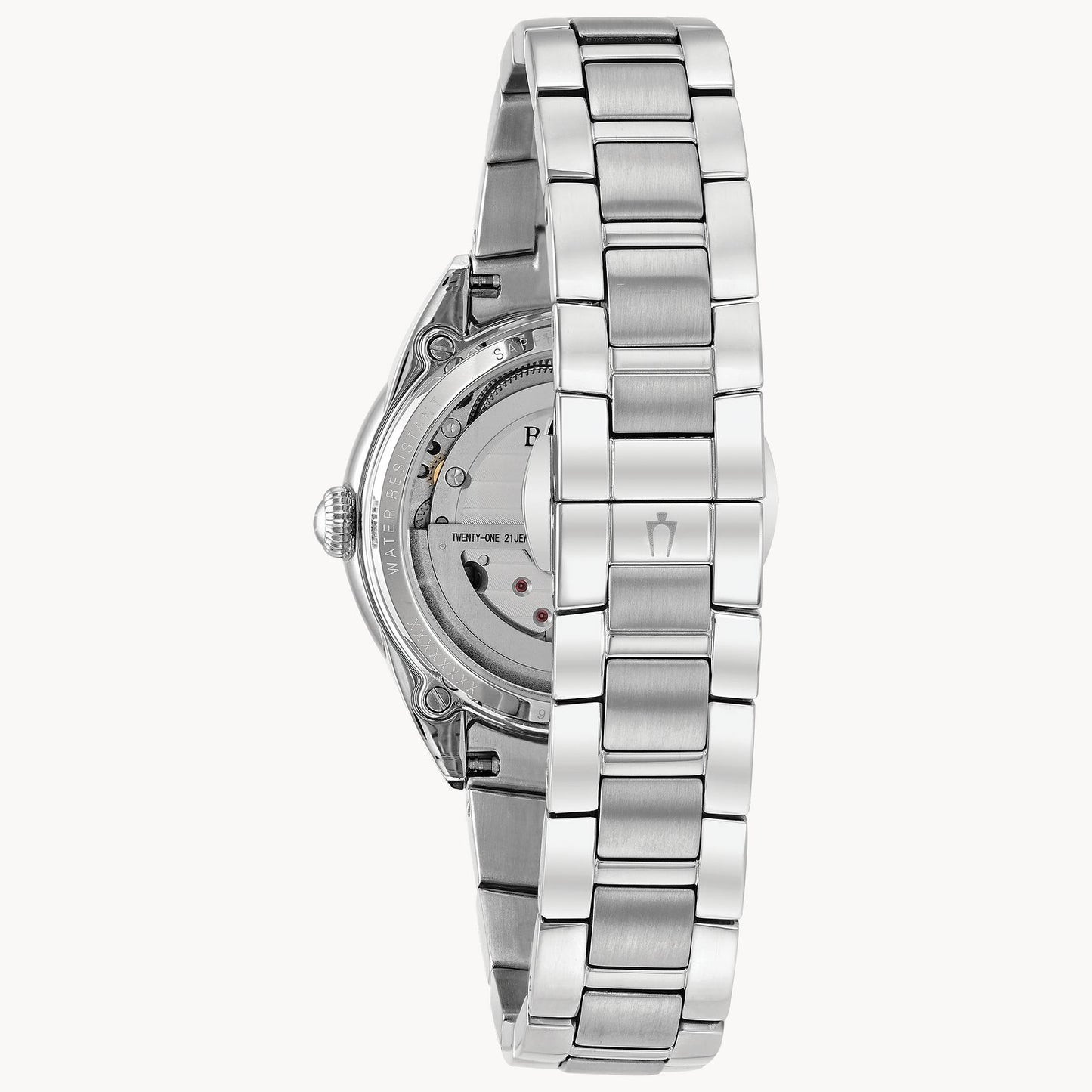 Womens Diamond Stainless Steel Automatic Classic Watch | Bulova | Luby