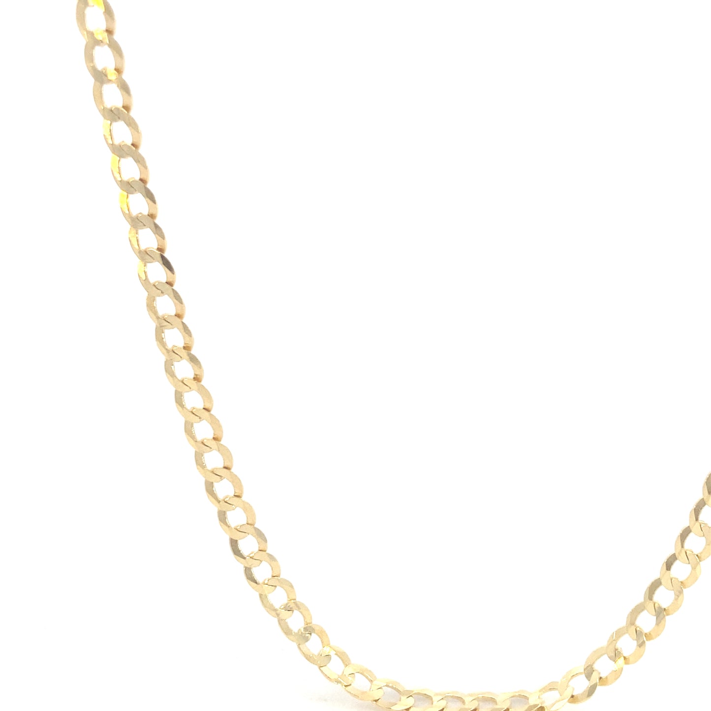 14K Gold Cuban Solid Chain | Luby Gold Collection | Luby