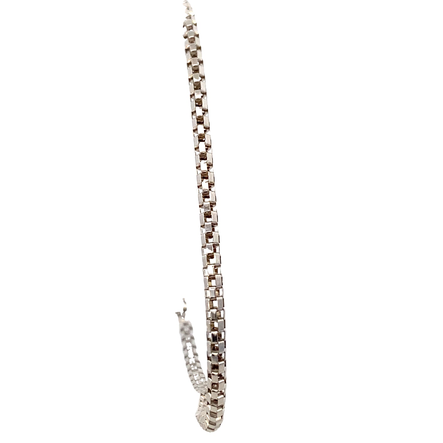 14K White Gold Mesh Bracelet | Luby Gold Collection | Luby