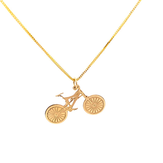 14K Gold New Bike Pendant | Luby Gold Collection | Luby 