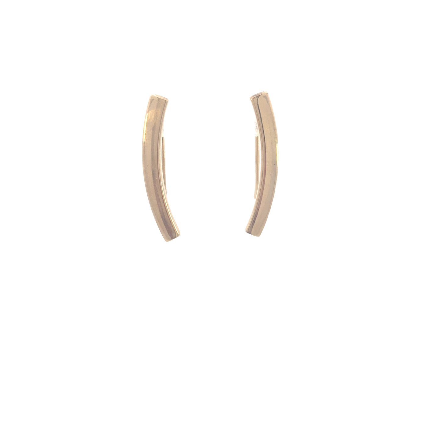 14K Gold Line Earrings | Luby Gold Collection | Luby