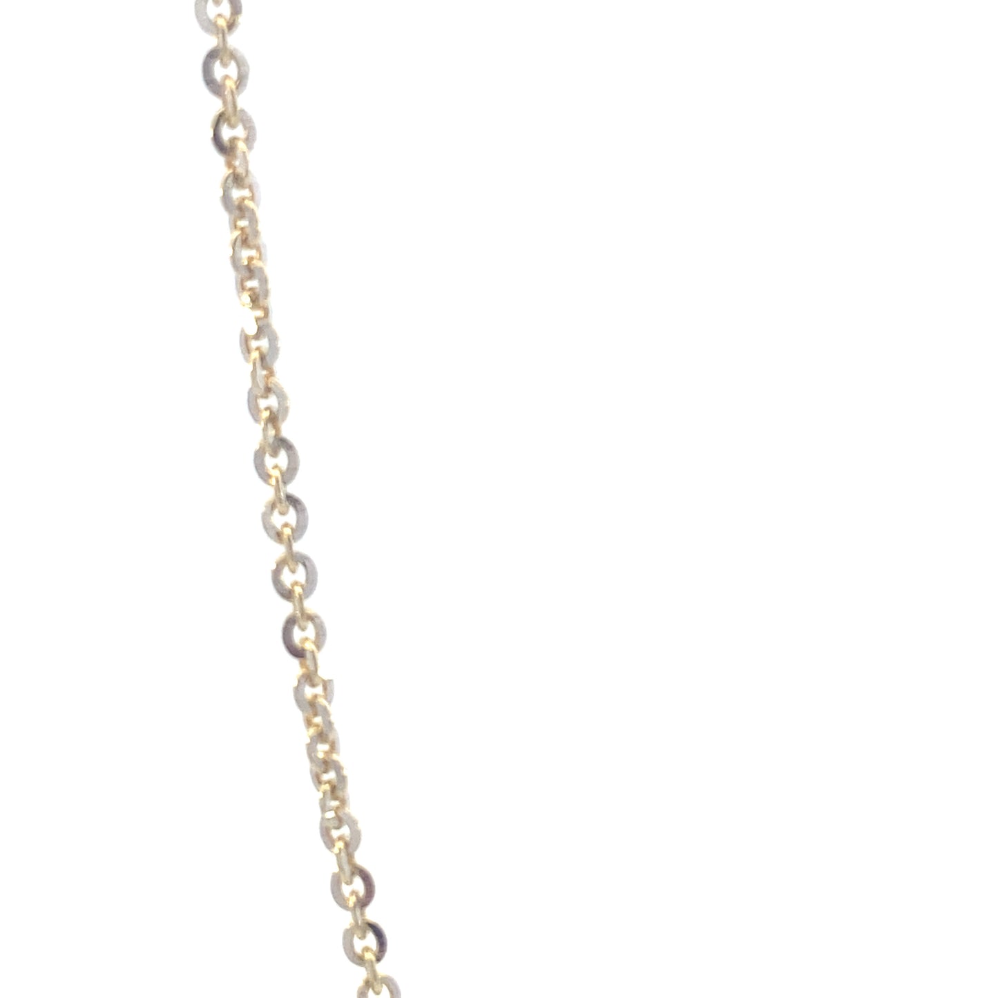 14K Gold Cut Diamond Rolo Chain | Luby Gold Collection | Luby