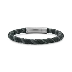 NIGHTFALL BRAIDED LEATHER BRACELET | ARZ Steel | Luby