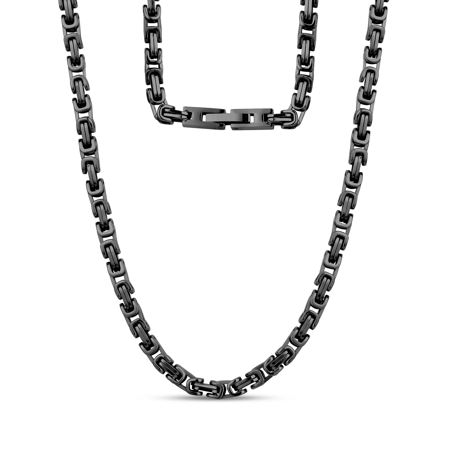 KING'S CHAIN NECKLACE (4MM) | ARZ Steel | Luby