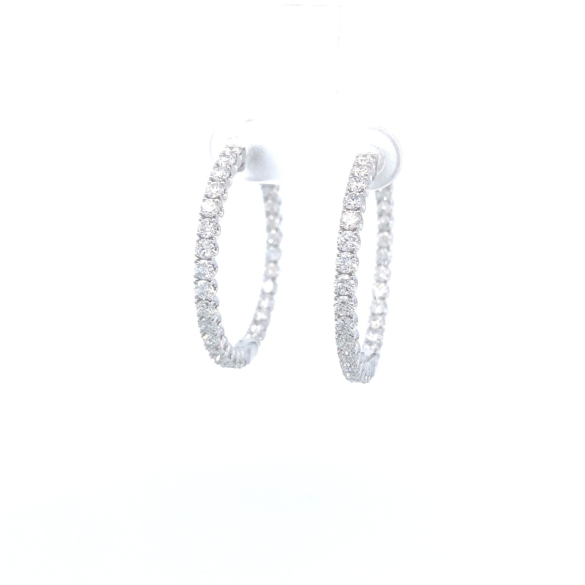Smiling Rocks Lab Grown Diamond 56 Stone Earrings (3.00ct) | Smiling Rocks | Luby 
