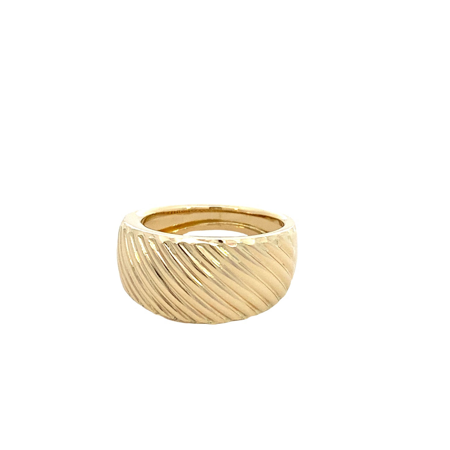 14k Gold Shine Lines Ring | Luby Gold Collection | Luby