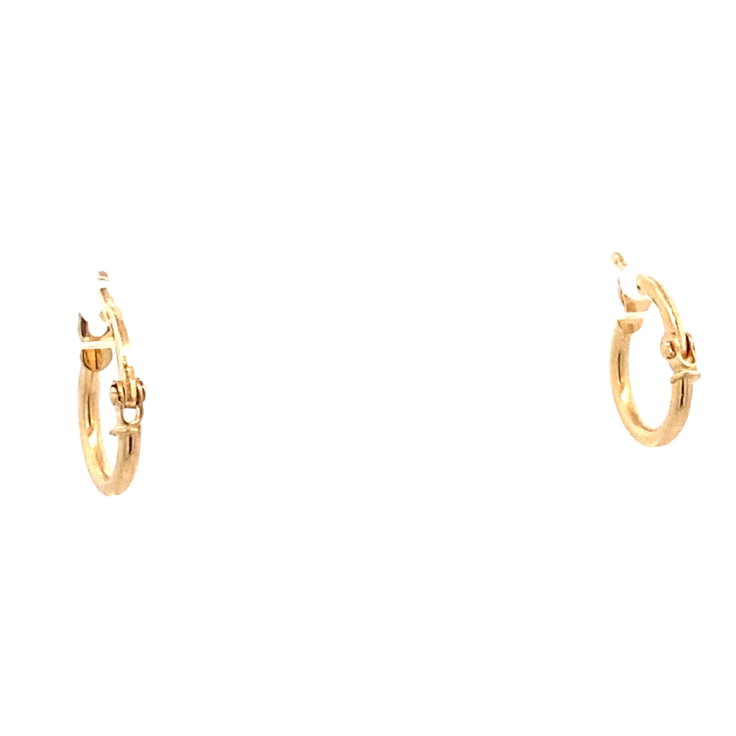 14K Gold Mini Hoops Earrings | Luby Gold Collection | Luby