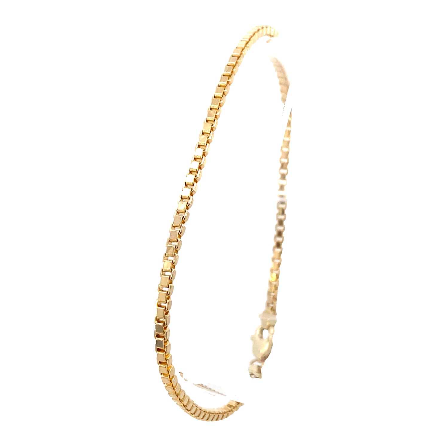 14K Gold Box Bracelet | Luby Gold Collection | Luby