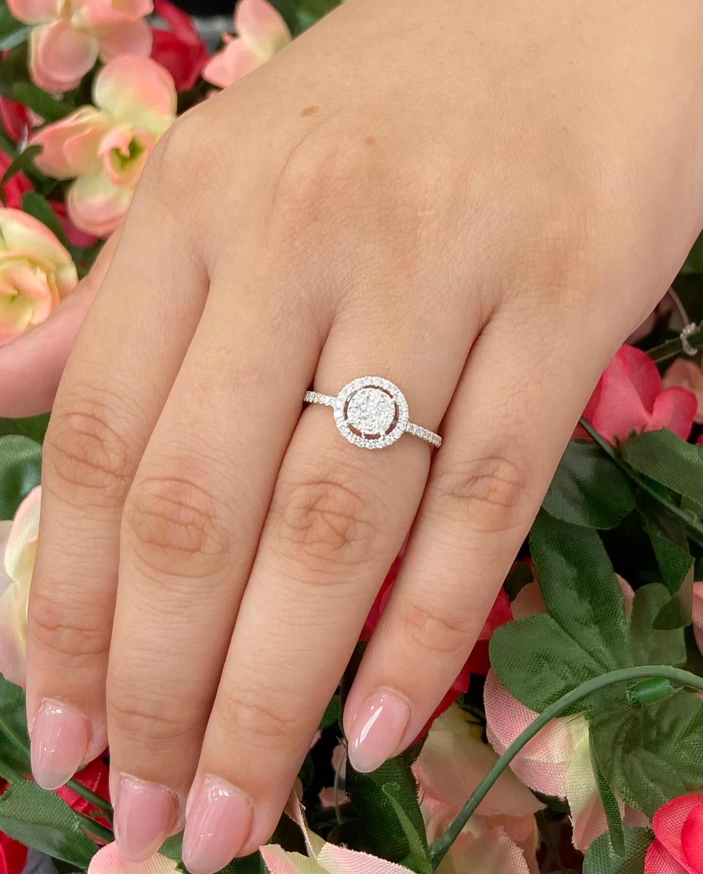 Smiling Rocks Lab Grown Diamond 52 Stone Ring (0.50ct) | Smiling Rocks | Luby