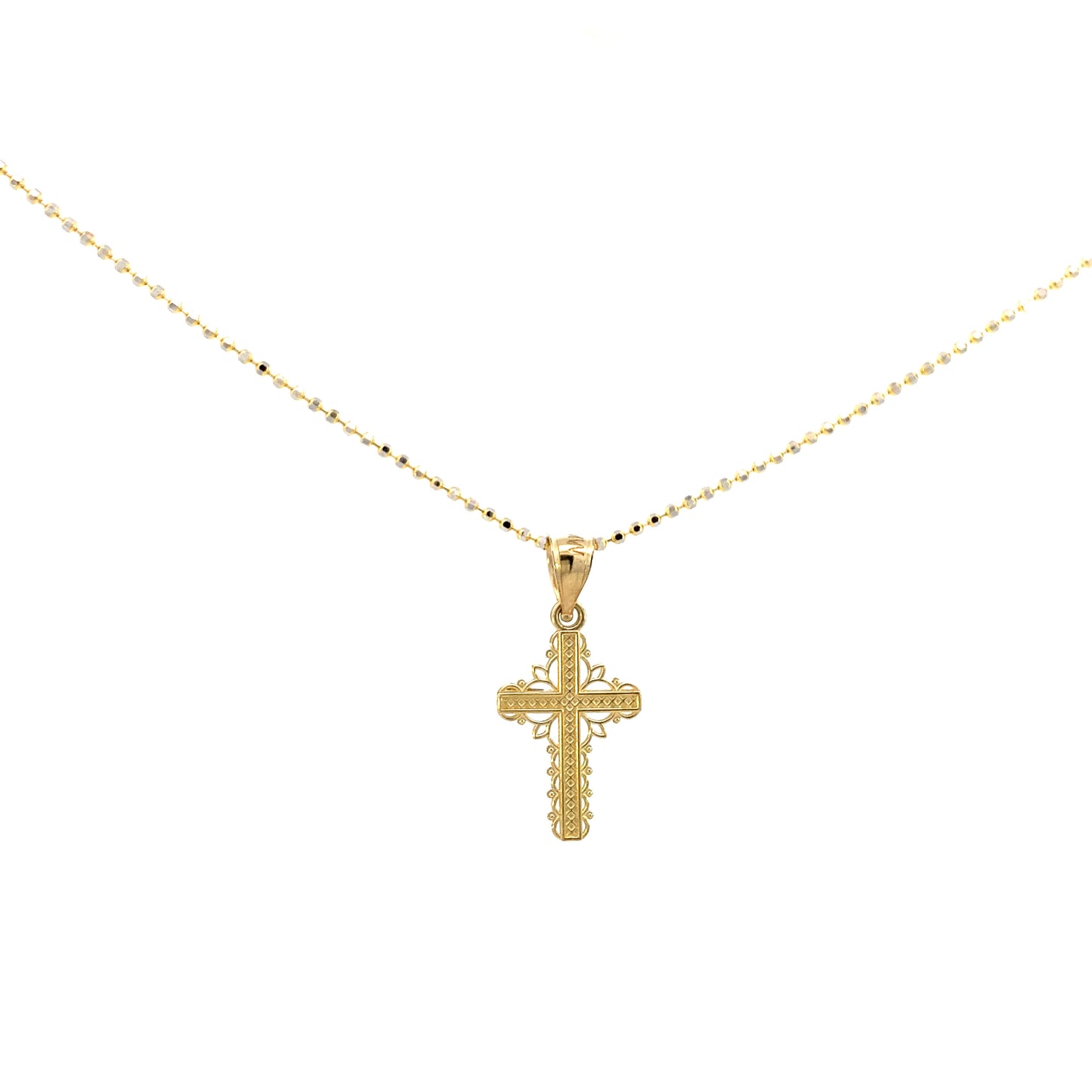 14K Gold Vintage Cross Pendant | Luby Gold Collection | Luby