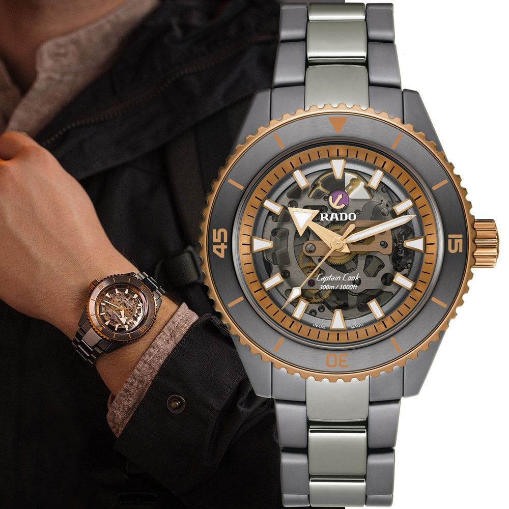 Captain Cook High-Tech Ceramic Skeleton | Rado | Luby