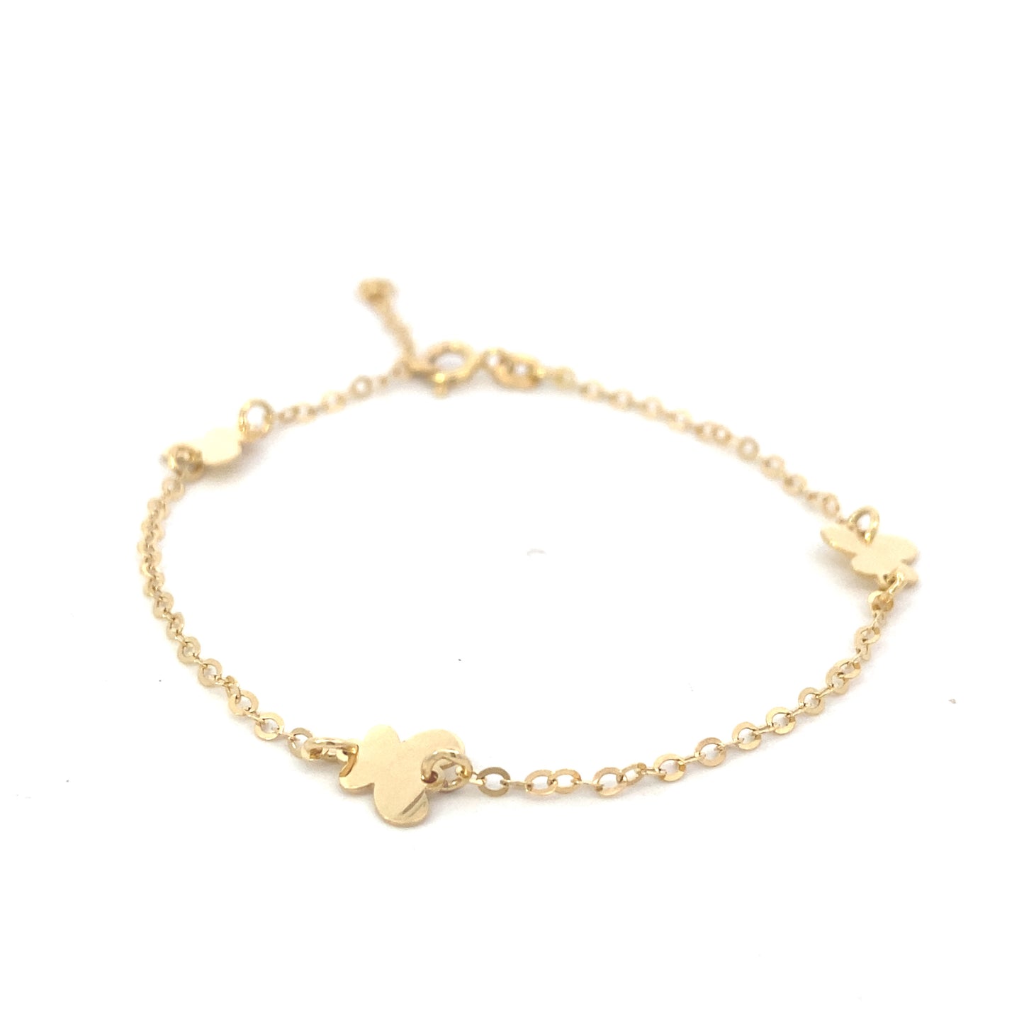 14K Delicate Butterfly Bracelet | Luby Gold Collection | Luby