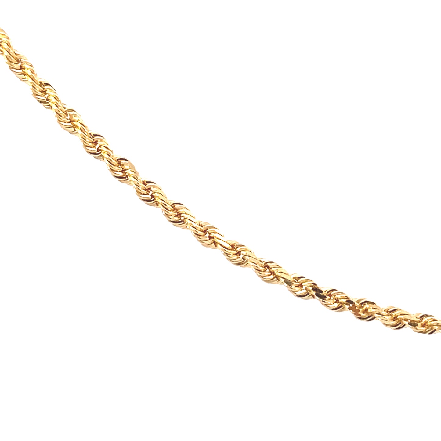 14K ROPE CHAIN SEMI SOLID | Luby Gold Collection | Luby