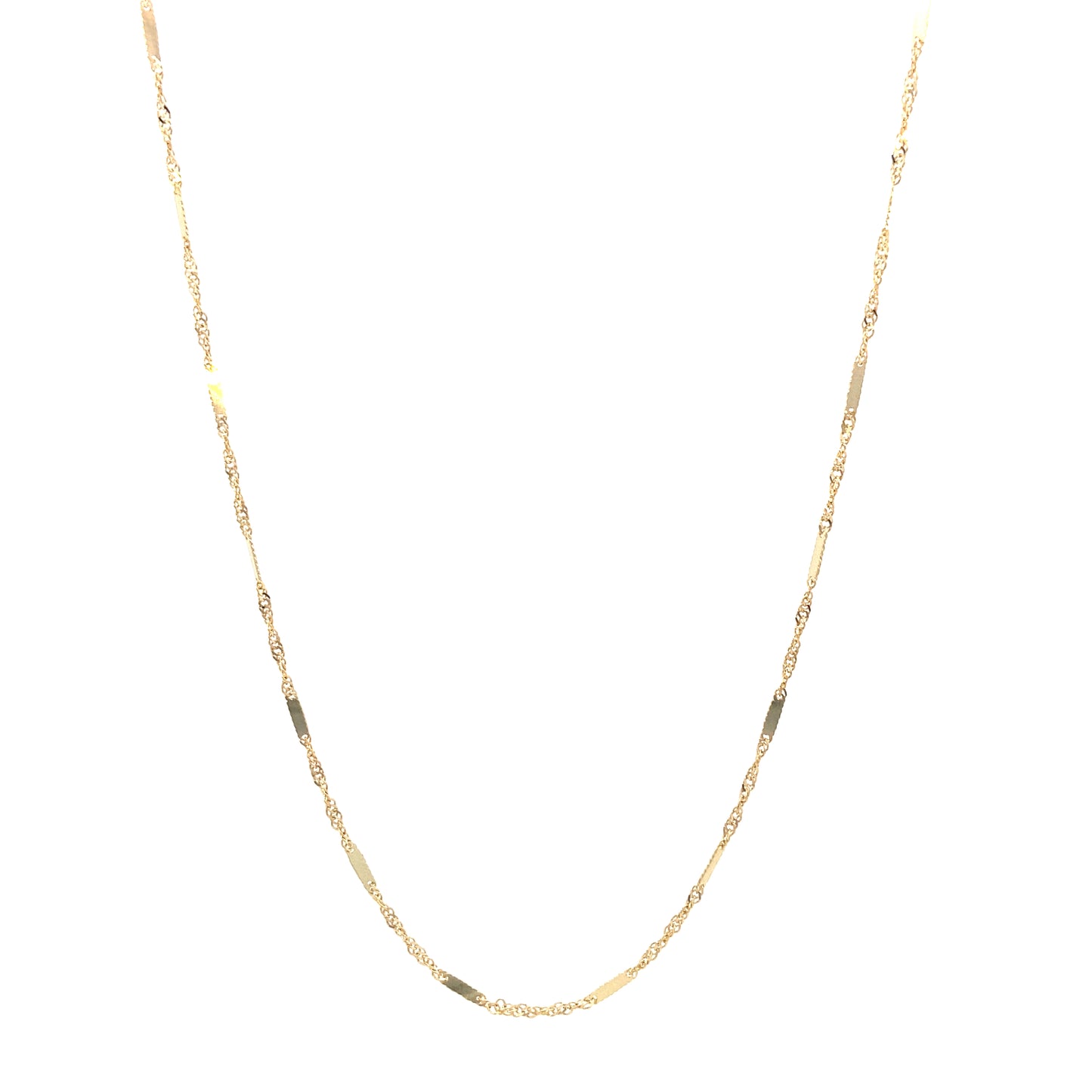 14K Gold Barrel Link Chain | Luby Gold Collection | Luby