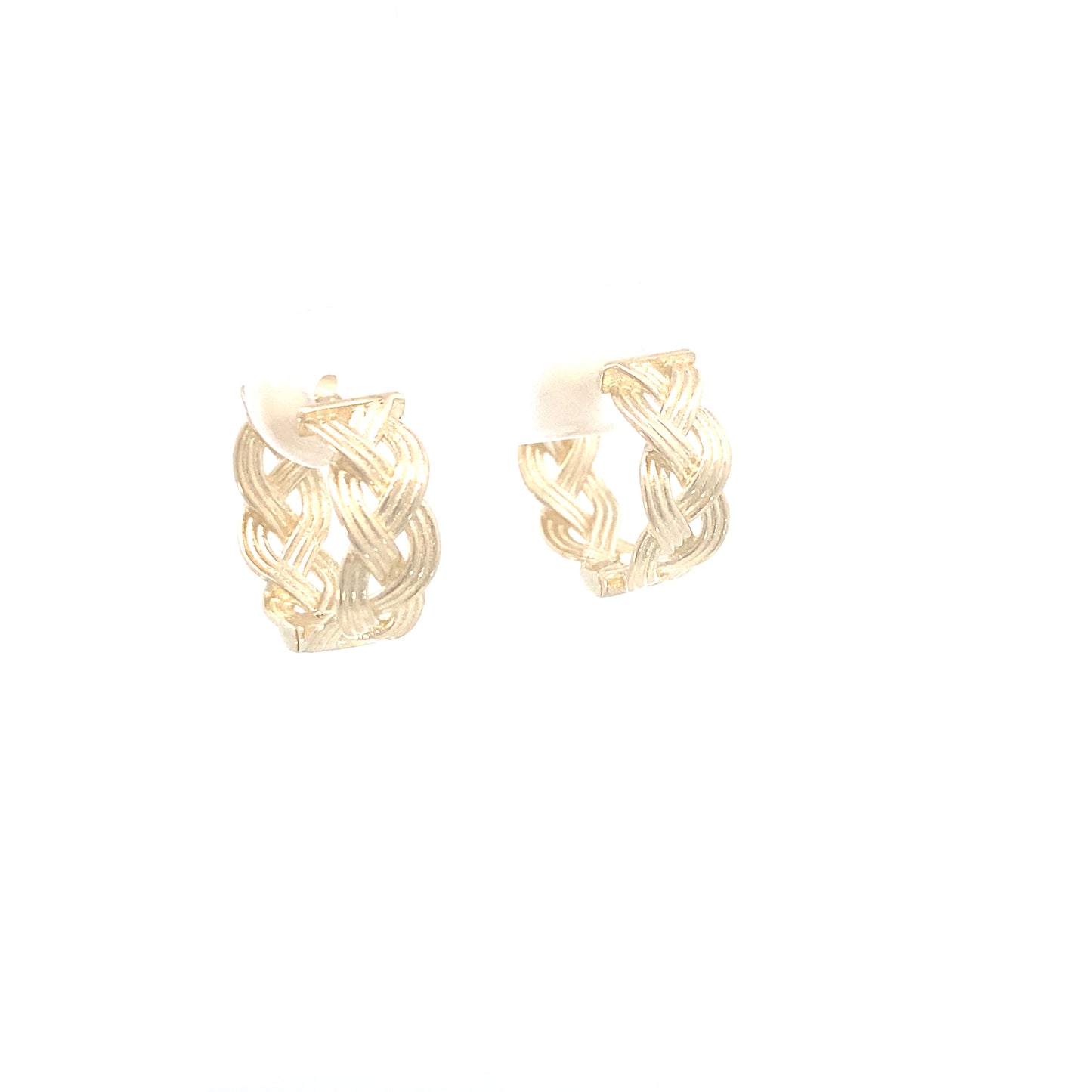 14K Gold Twist Knot Hoops | Luby Gold Collection | Luby