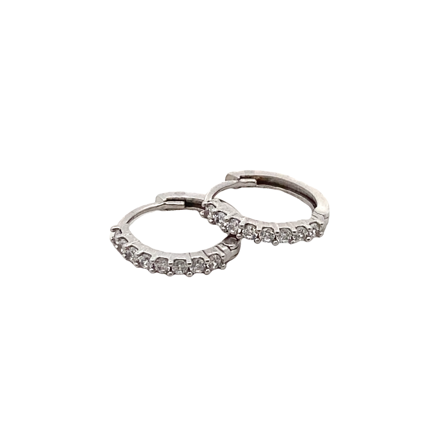 14K Gold Dual Shine Hoops Earrings | Luby Gold Collection | Luby