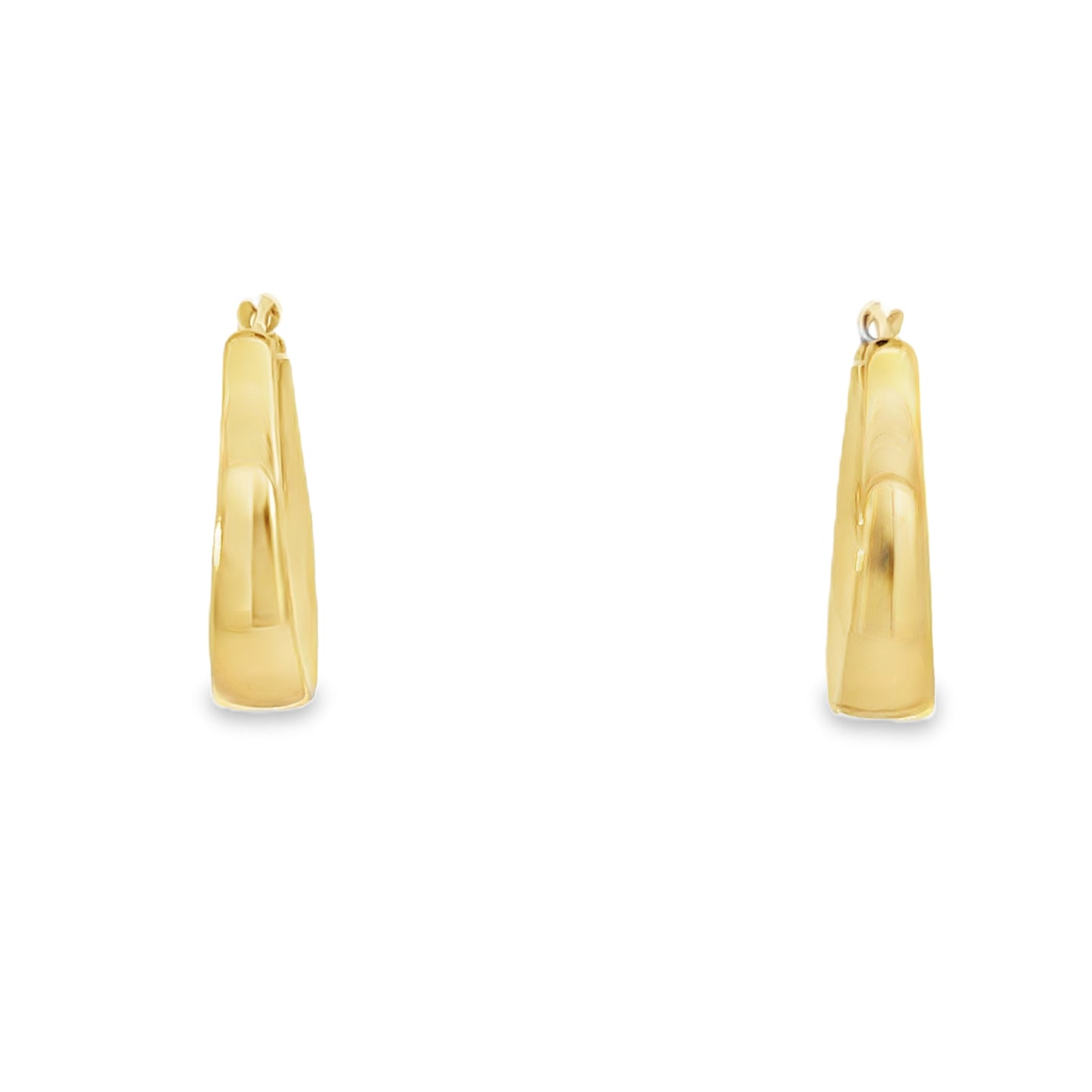 14K Gold Bold Embrace Hoops | Luby Gold Collection | Luby