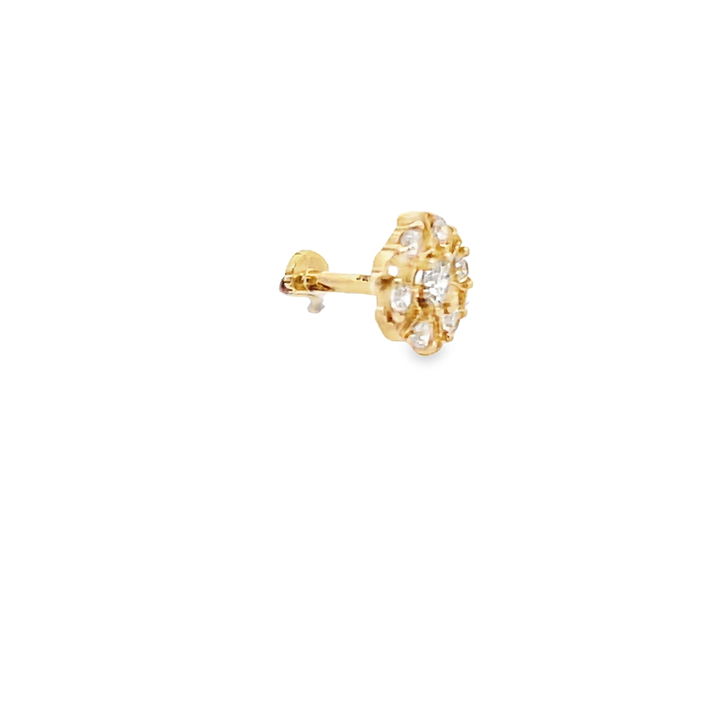 14K Gold Six Flower Piercing | Luby Gold Collection | Luby
