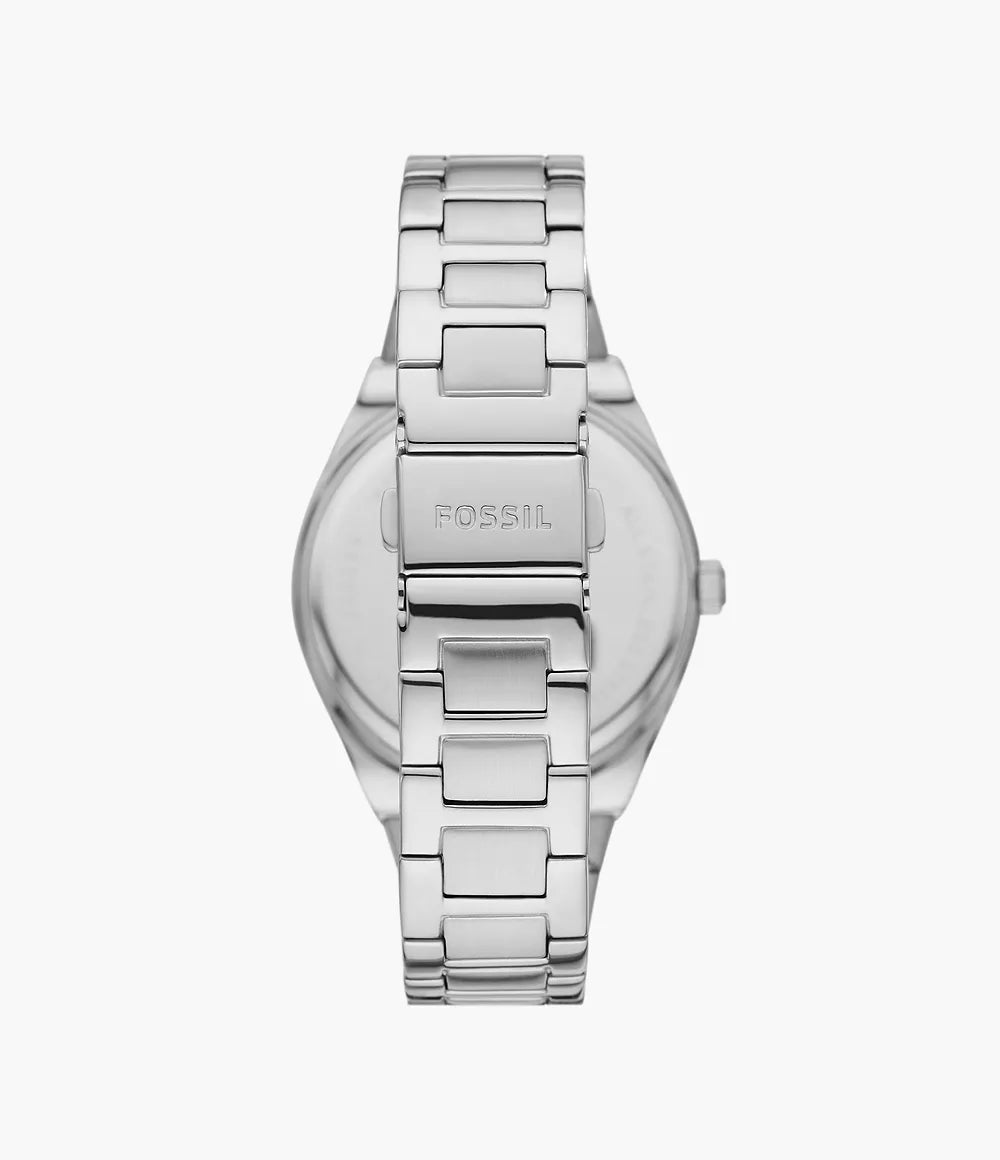 Scarlette Three-Hand Date Stainless Steel Watch | Fossil | Luby