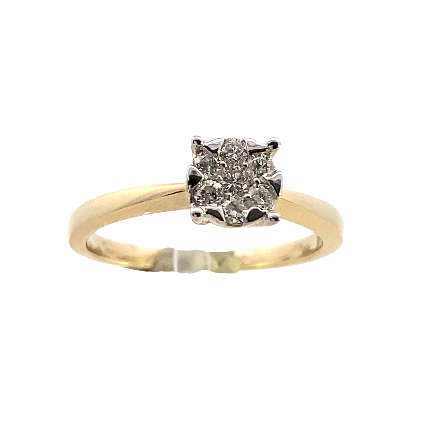 14K Gold Diamond Bridal Ring 0.25ct | Luby Diamond Collection | Luby