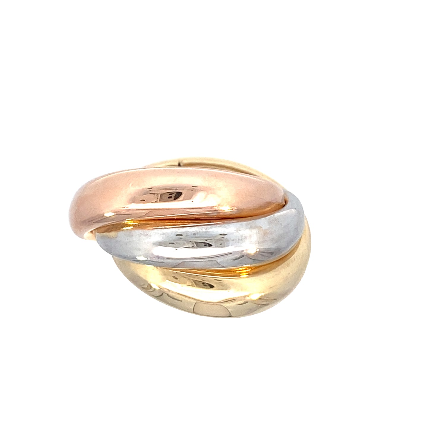 14K Gold Intertwined 3/C Ring | Luby Gold Collection | Luby