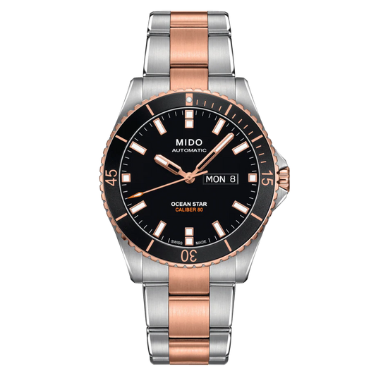 Mido Ocean Star 200 Rose Gold and Silver | Mido | Luby 