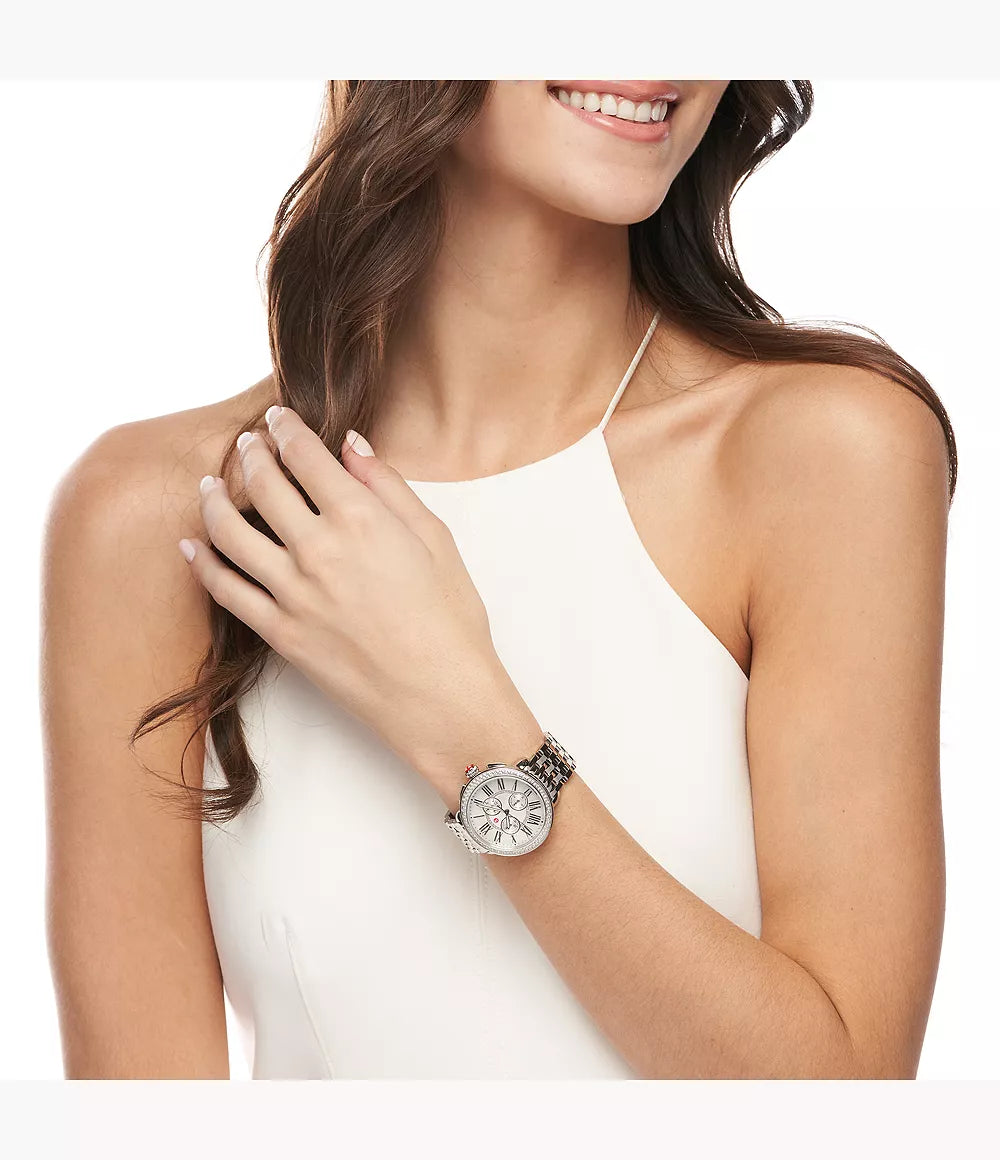 Serein Stainless Steel Diamond Watch | Michele | Luby