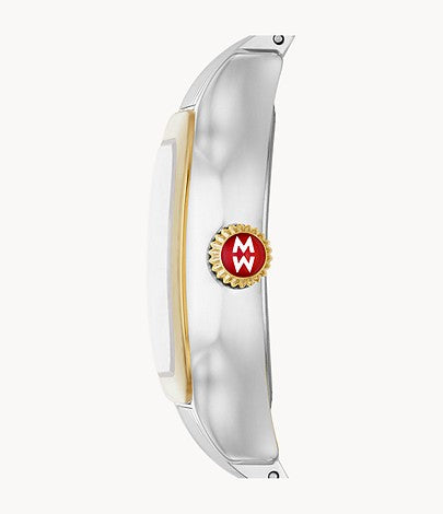 Meggie Two-Tone 18K Gold-Plated Diamond Dial Watch | Michele | Luby