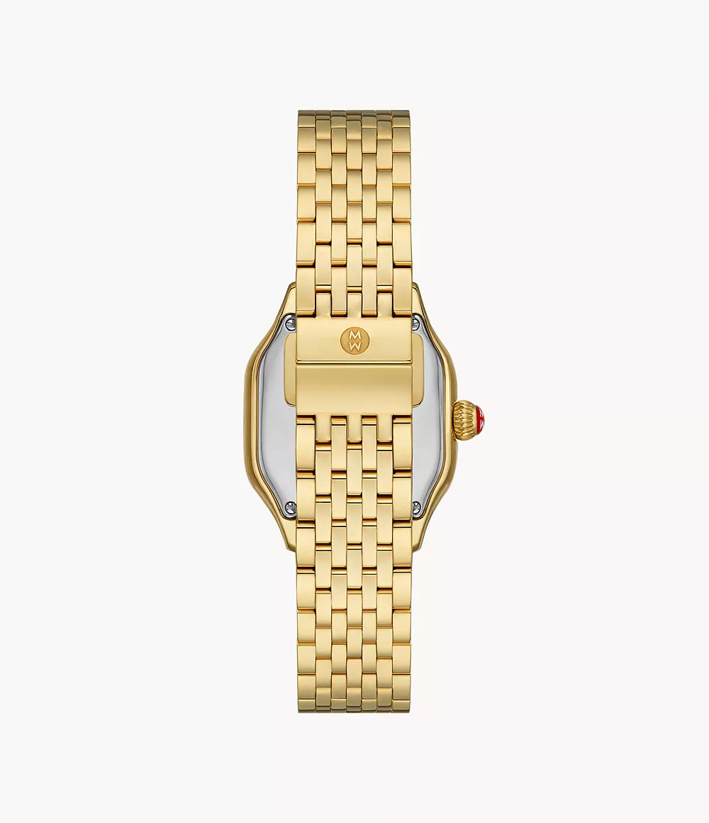 Meggie 18K Gold-Plated Diamond Watch | Michele | Luby