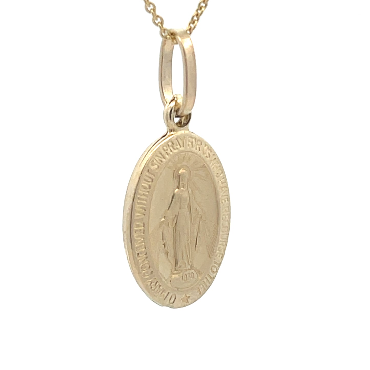 14K Gold Milagrosa Pendant | Luby Gold Collection | Luby